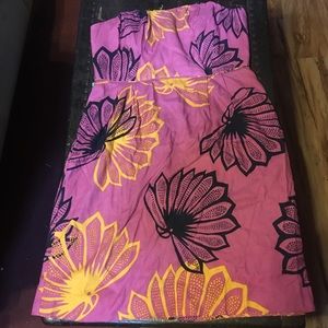 Anthropologie strapless sundress